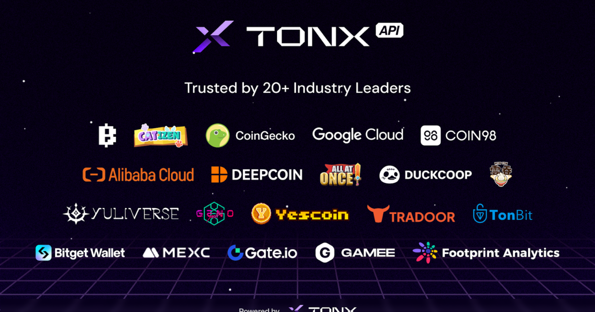 TONX API strategic partnerships announcement 2024 with industry leaders in blockchain