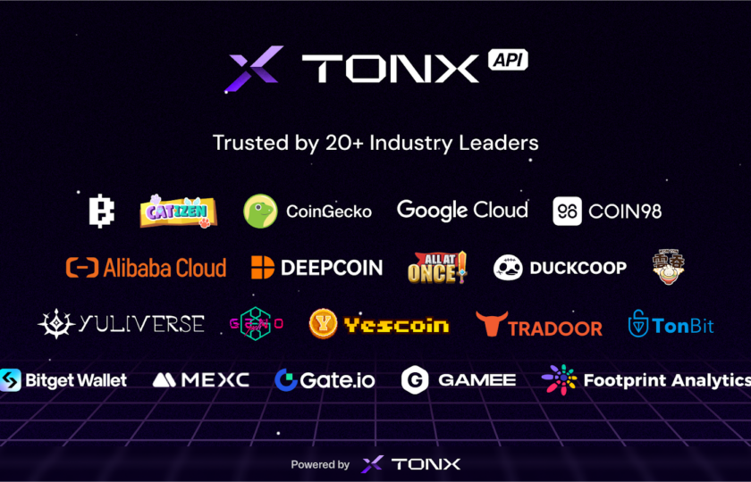 TONX API strategic partnerships announcement 2024 with industry leaders in blockchain