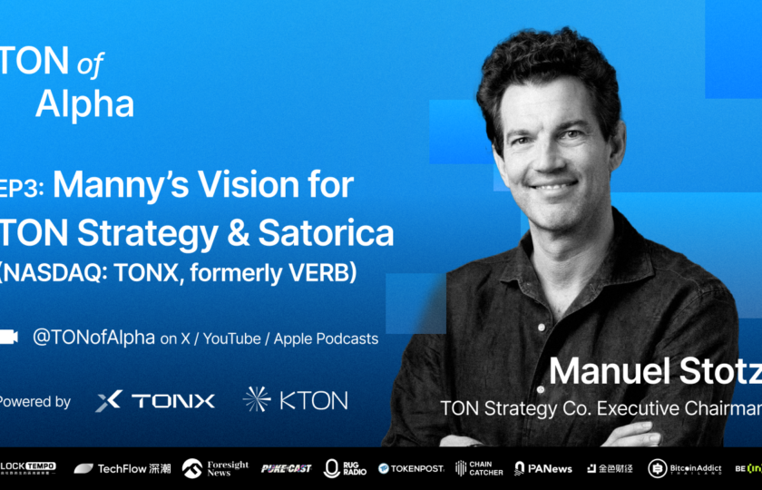 TON Strategy (NASDAQ: TONX) Manuel Stotz: Leading Institutions into Telegram’s Network Continent